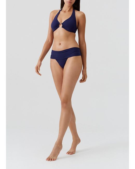 Melissa Odabash Blue Brussels Bikini Bottom
