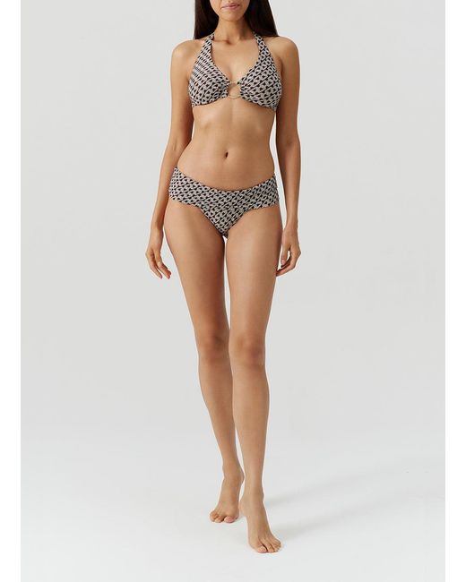 Melissa Odabash White Brussels Chain Bikini Top
