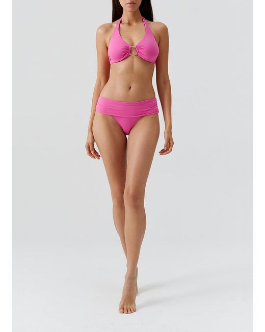 Melissa Odabash Pink Brussels Watermelon Bikini Top
