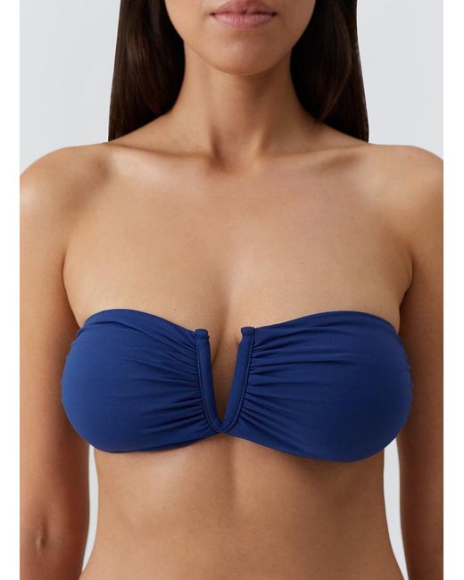 Melissa Odabash Blue Alba Marine Bikini Bottom