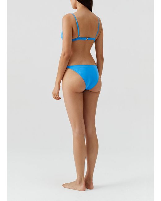 Melissa Odabash Blue Mexico Ocean Bikini Top