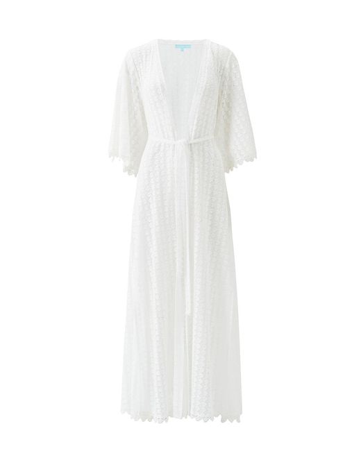 Melissa Odabash White Tali Kaftan