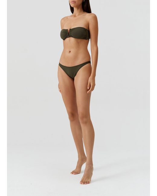 Melissa Odabash Green Alba Bikini Bottom