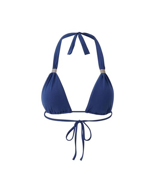 Melissa Odabash Blue Grenada Marine Bikini Top