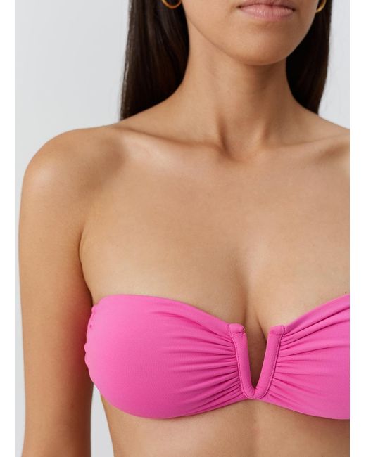 Melissa Odabash Pink Alba Watermelon Bikini Top