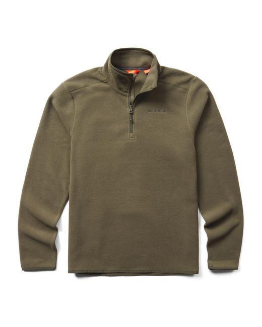 Merrell Green Terrain Fleece 1/4 Zip for men