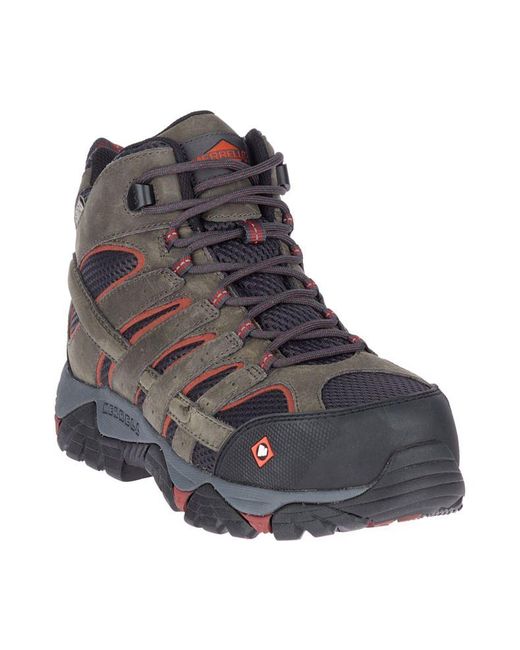 men's moab vertex mid waterproof comp toe work boot