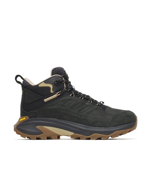 Merrell Black Moab Speed 2 Leather Mid Waterproof