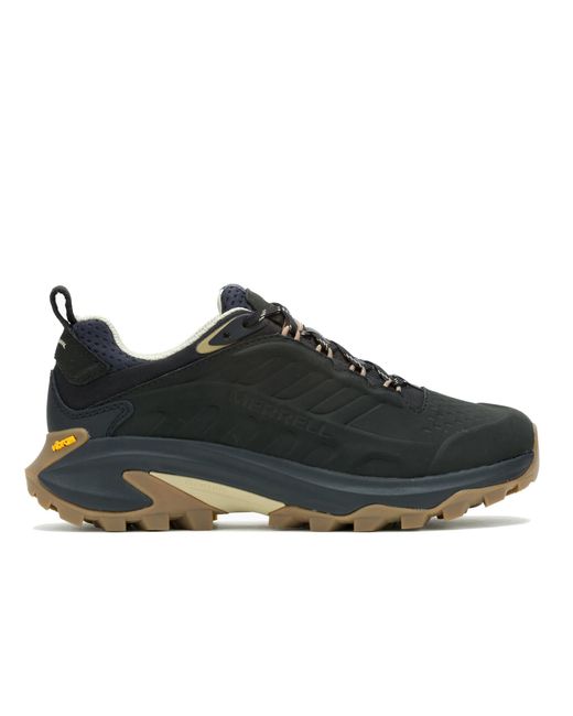 Merrell Black Moab Speed 2 Leather Waterproof Climbing Shoes for men