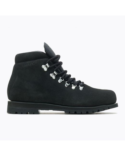 Merrell Black Wilderness Legend Suede Waterproof 1Trl for men