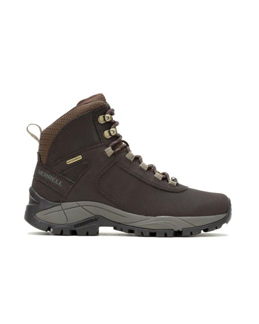 Merrell Brown Vego Mid Leather Waterproof