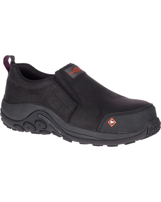 merrell work jungle moc leather slip resistant