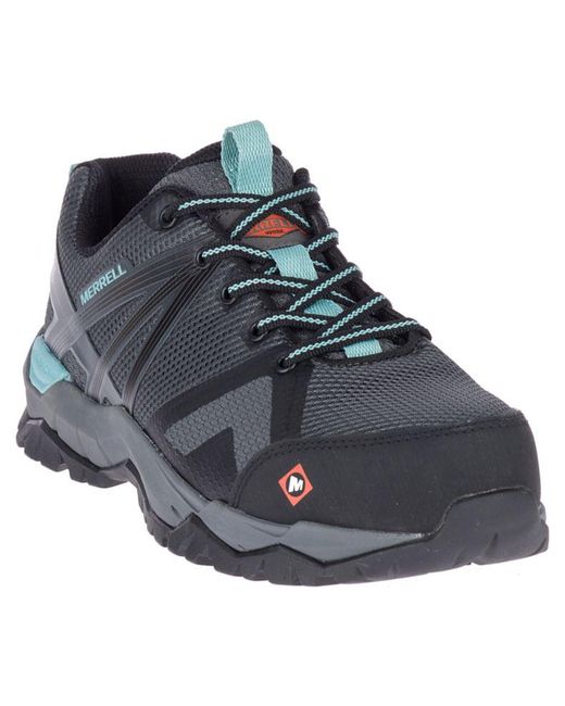 merrell full bench work shoe