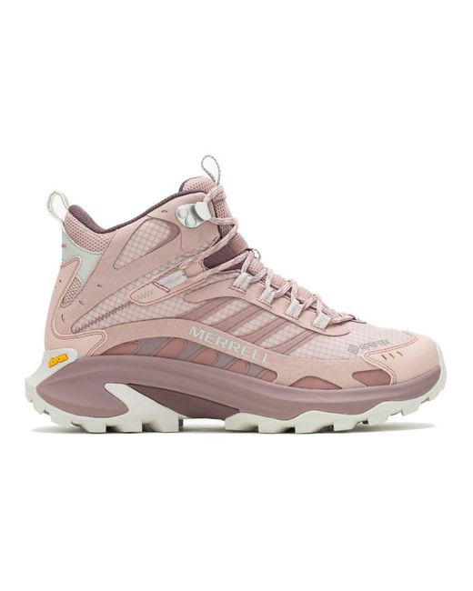 Merrell Pink Moab Speed 2 Mid Gore-Tex