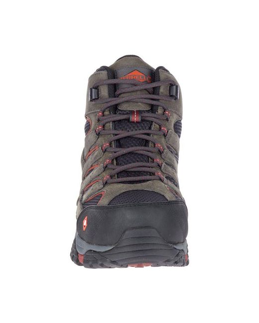 men's moab vertex mid waterproof comp toe work boot