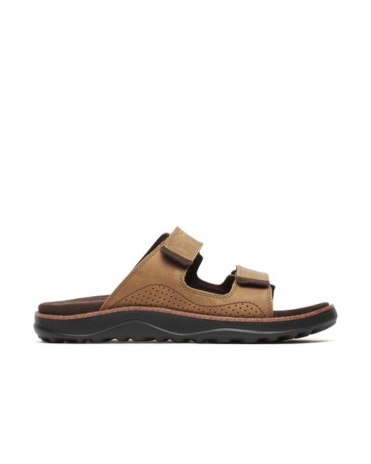 Merrell Brown Cove Leather Slide for men