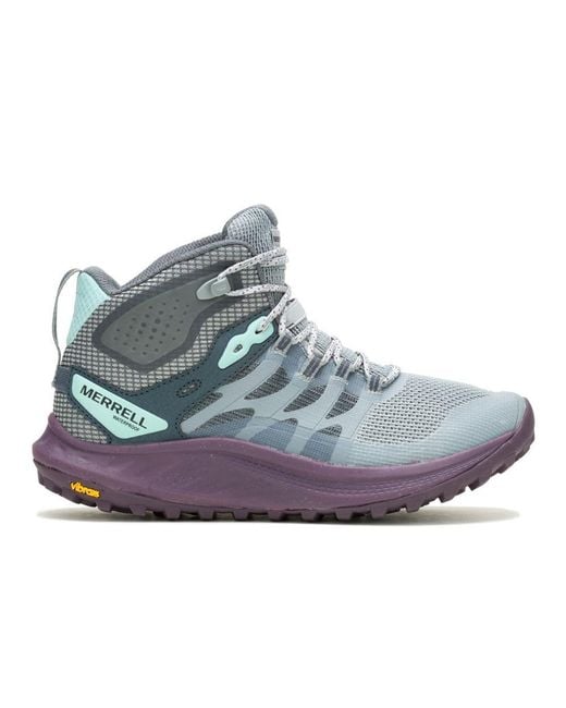 Merrell Blue Antora 3 Mid Waterproof