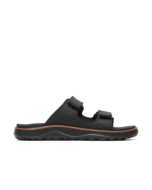 Merrell Black Cove Leather Slide for men