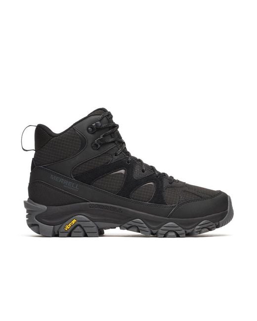 Merrell Black Thermo Snow Grip Mid Waterproof