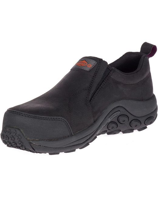 merrell work jungle moc leather composite toe