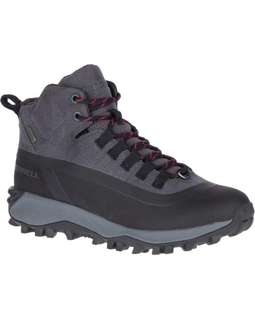 Merrell Leather Thermo Snowdrift Mid Shell Waterproof in Black - Lyst