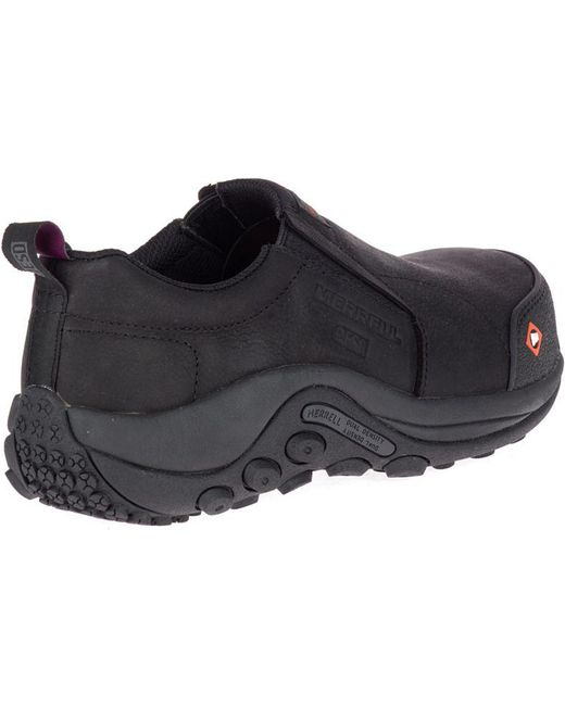 merrell work jungle moc leather composite toe