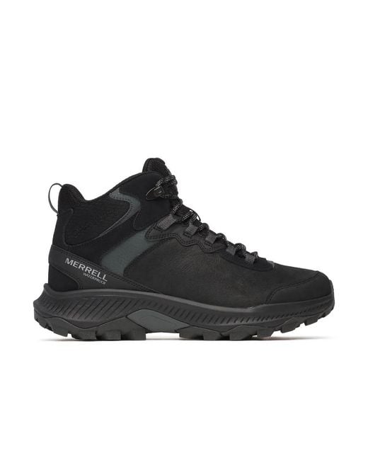 Merrell Black Speed Strike 2 Mid Leather Waterproof