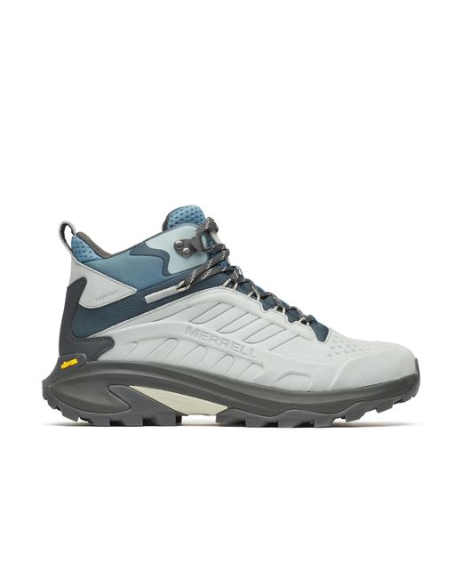 Merrell Blue Moab Speed 2 Leather Mid Waterproof for men