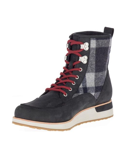 Merrell Leather Roam Mid in Black - Lyst