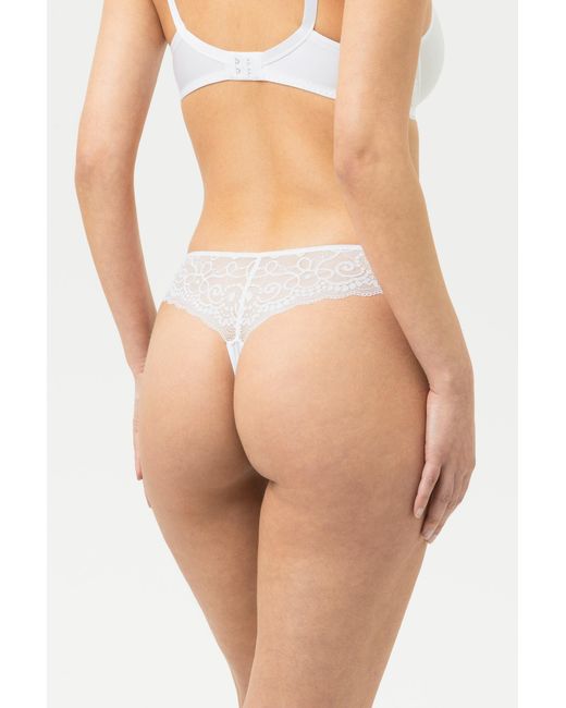 Mey White String Serie Amorous Weiss