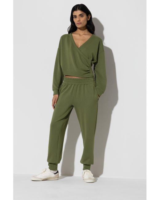 Mey Hose knöchellang Serie Pure Softness Green Valley