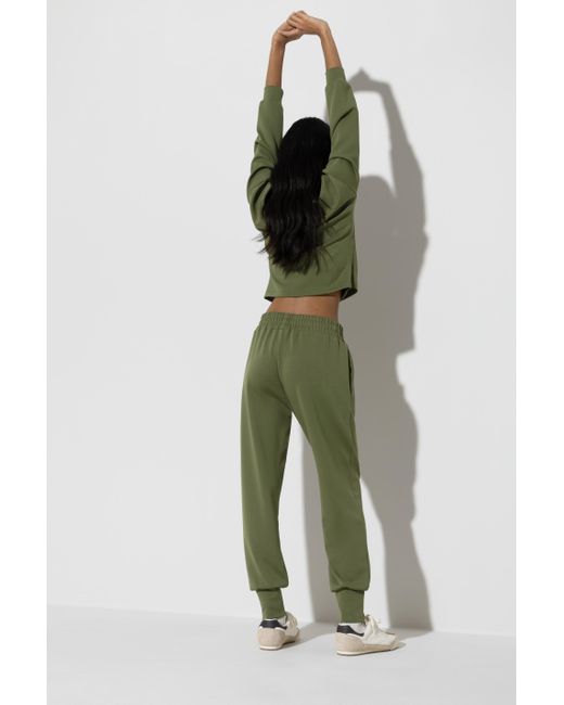Mey Hose knöchellang Serie Pure Softness Green Valley