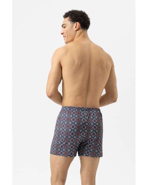 Mey Boxershort Serie Elegant Pattern Galactic Blue für Herren