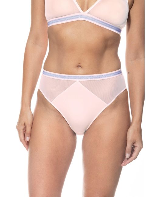 Mey Pink Taillen-Slip Serie Poetry Sheer Violet Cake