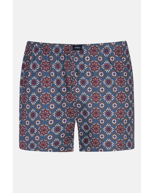 Mey Boxershort Serie Elegant Pattern Galactic Blue für Herren