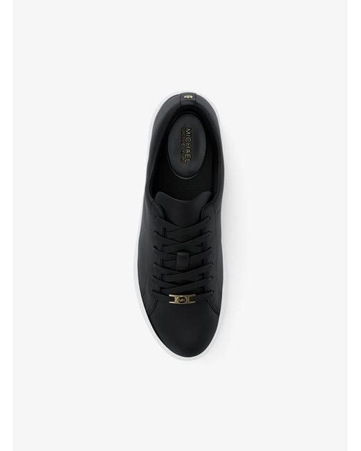 MICHAEL Michael Kors White Mk Keaton Leather Trainers