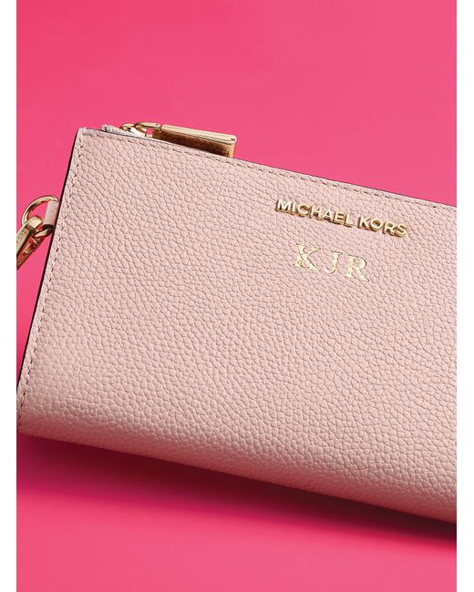 MICHAEL Michael Kors Natural Mk Adele Leather Smartphone Wallet