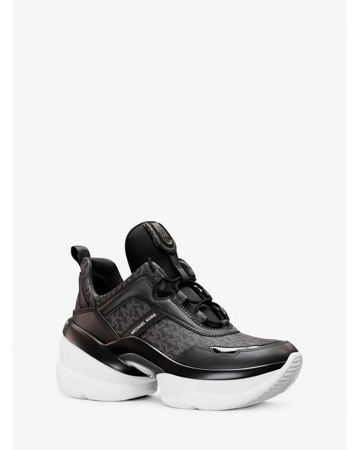 2026春夏新色】 MICHAEL KORS OLYMPIA TRAINER ヒョウ柄 【公式通販】