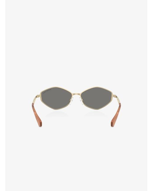 Michael Kors White Mk Coast Sunglasses