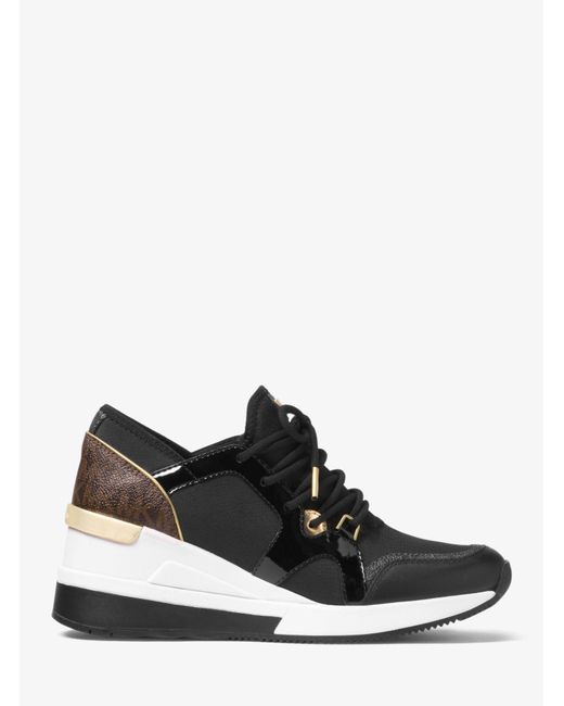 michael kors logo trainers