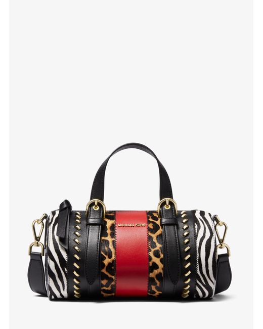 Michael kors bag animal print sale