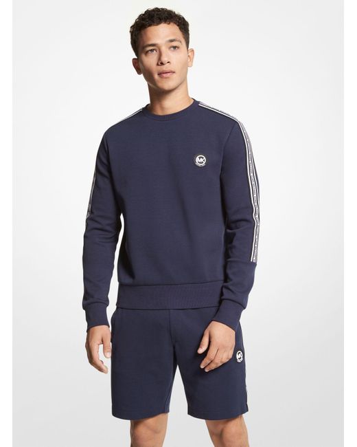 Sudadera de mezcla de algodón con logotipo Michael Kors de Algodón de color  Azul para hombre | Lyst