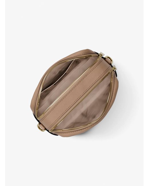 MICHAEL Michael Kors Brown Mk Bryant Medium Nylon Camera Crossbody Bag