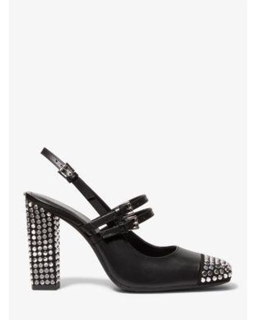Mk Escarpin Matilda En Cuir Clouté MICHAEL Michael Kors en coloris Black