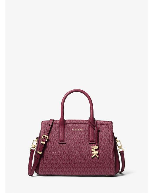Mk Borsa A Mano Laila Piccola Con Logo di Michael Kors in Purple