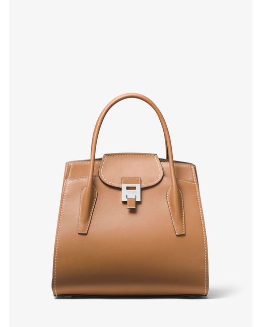 Bancroft large pebbled hot sale calf leather satchel