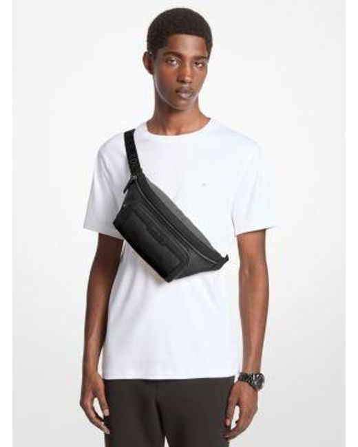 Michael Kors White Lautner Nylon Utility Sling Pack for men