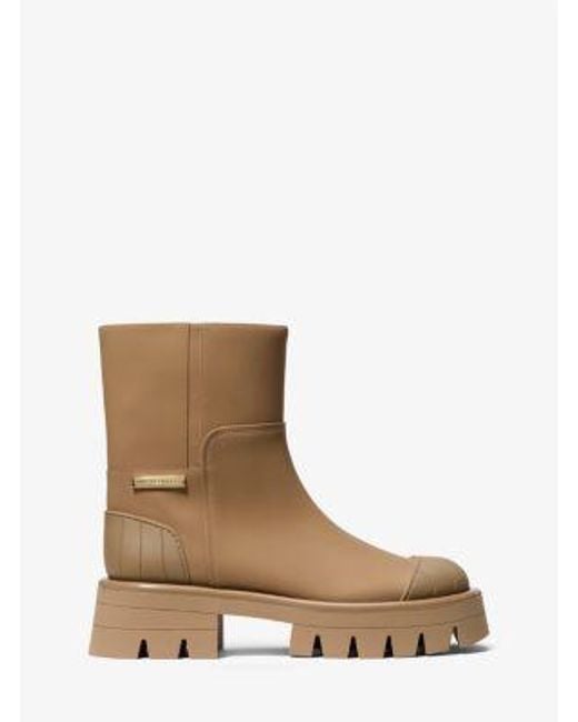 Michael Kors White Sydra Rubber Boot