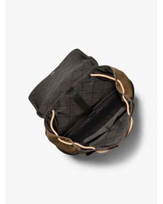 Michael Kors Gray Hudson Travel Rucksack for men