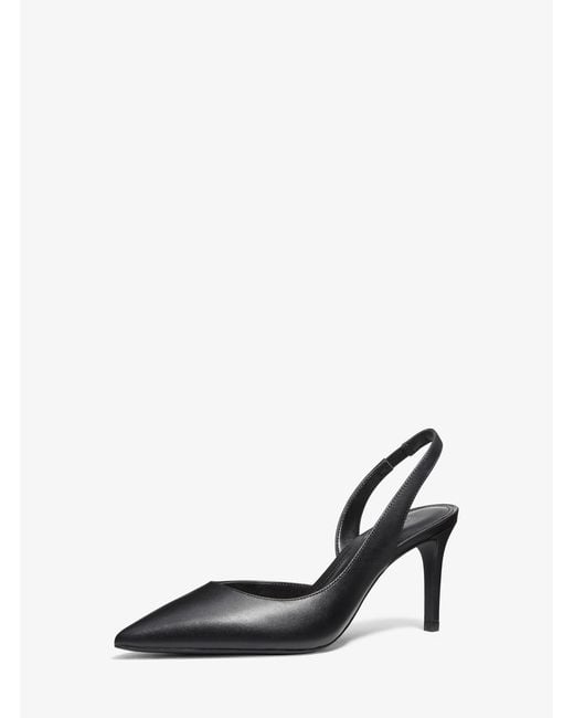 MICHAEL Michael Kors White Alina Flex Leather Pump